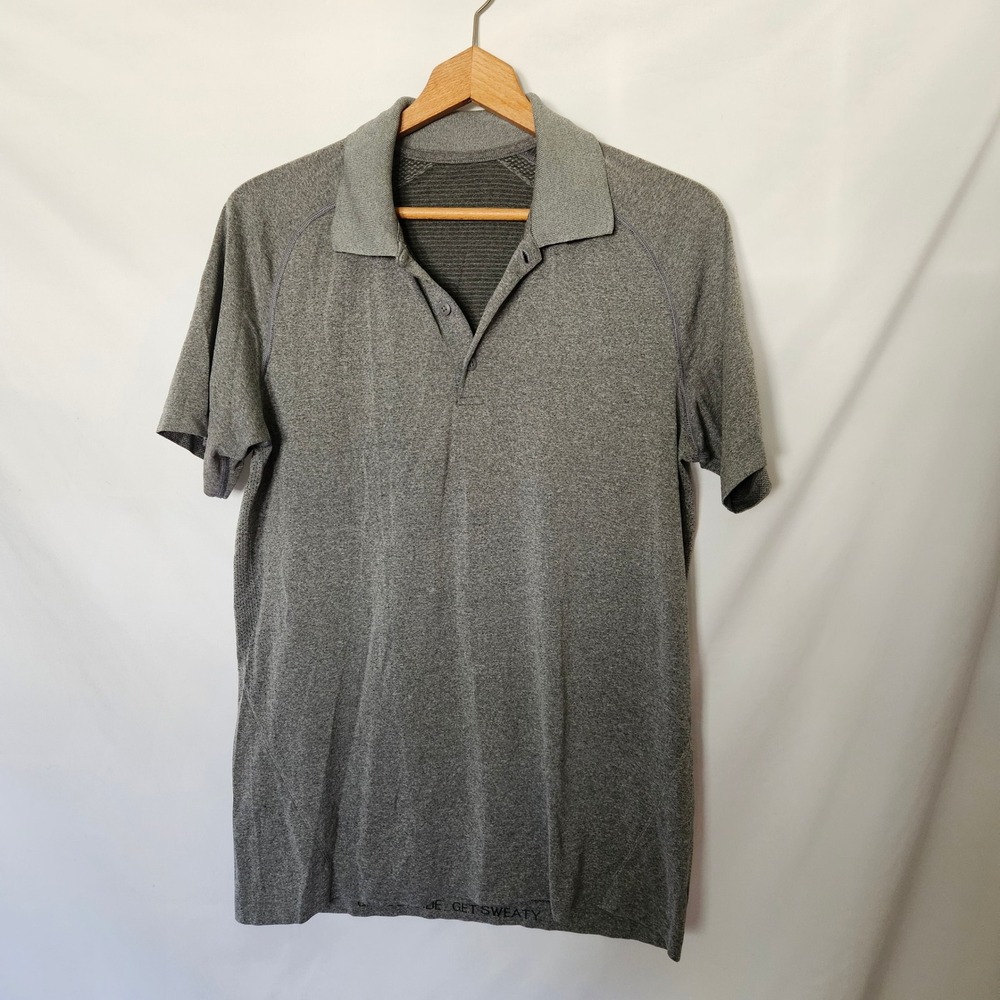 Lululemon Metal Tech 2.0 Mens Polo Shirt sz‎ M